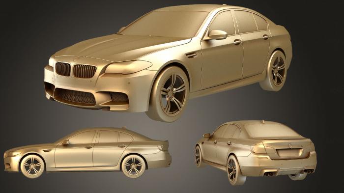 نموذج ثلاثي الأبعاد لآلة CNC السيارات والنقل سيارة BMW M5 F10